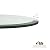 28 Inch Beveled Glass Table Top | 1/2" Thick Tempered Polished Edge | 28" Diameter 1" Bevel Premium Round Circular Plate Glass | Perfect Circle