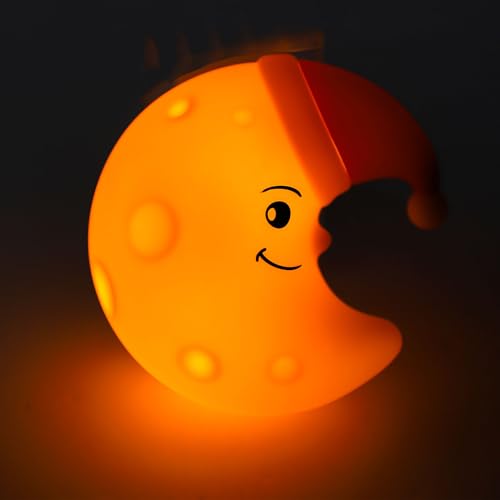 Lámpara nocturna recargable Zerodis luna silicona magnética miniatura 3