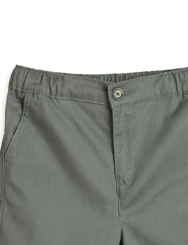 Image of Amazon Brand - Symbol Boy's Cotton Chino /Cargo Shorts | Elasticated Waistband | Age 6-14 Years