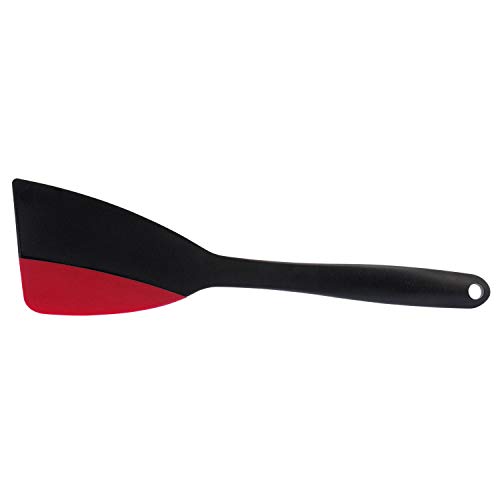 Spatule à poêle plastique silicone grattoir de cuisine flexible 31 cm - 3