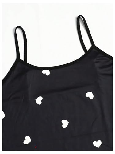 Image of SOLY HUX Women's Plus Size Pajama Set Cute Cartoon Print Sleepwear Cami Top and Shorts Loungewear
