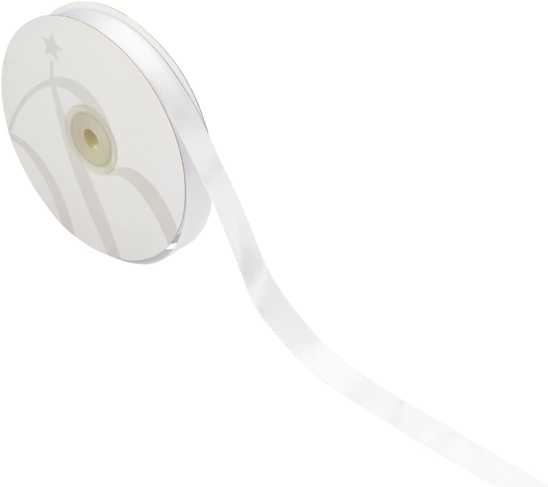 Nastro Doppio Raso 25 mm x 50 mt Bianco - Big Party