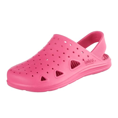 Image of Totes Kids' Everywear Lightweight Waterproof Contoured Splash and Play Clog Sandals with Strap