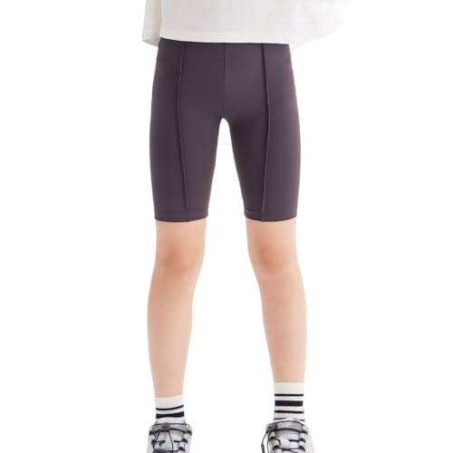 Girls Bike Shorts Athletic Shorts High Waisted Spandex Compression Volleyball Dance 5-15Y