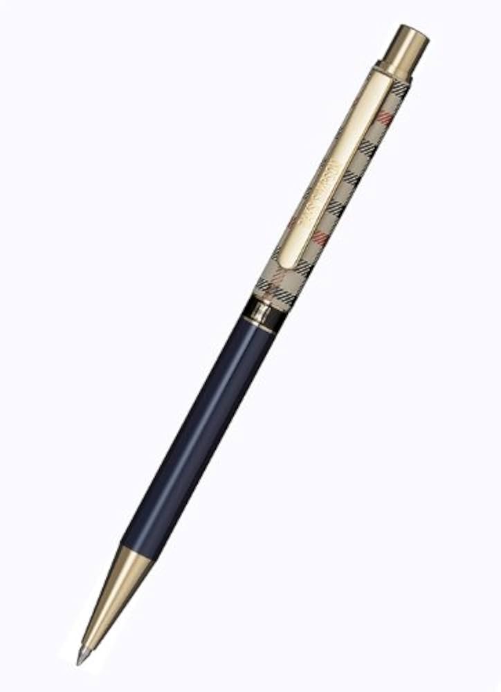 Amazon | DAKS ハウスチェックカラーボールペン 15g ブルー