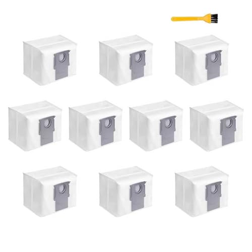 互換性がありますロボロックS7/S8/Qシリーズ対応、ダストバッグ交換品(12pcs bag 1 Brush)