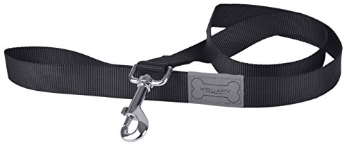 Wouapy Basic Line Lead for Dog 40 mm/1 m, Black