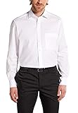 eterna Herren Hemd Comfort Fit Langarm Kent, W45 Langarm, Weiß