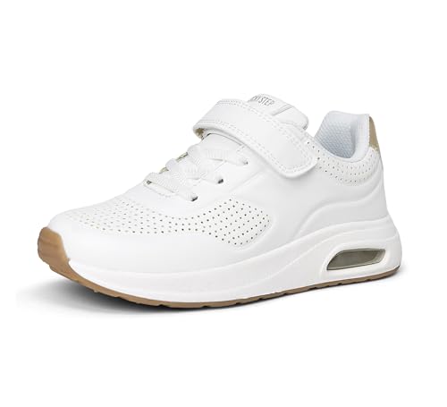 LUCKY STEP Boys Girls Athletic Running Shoes Air Lightweight Fashion Sneakers Casual Breathable Tennis Trainers for Little Kids