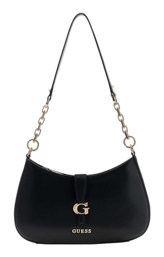 Sac à épaule GUESS Carrie Top Zip finitions premium noir intemporel