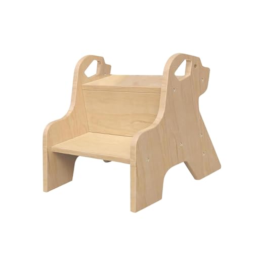 Tabouret de salon extérieur et décoration de chambre en bois naturel