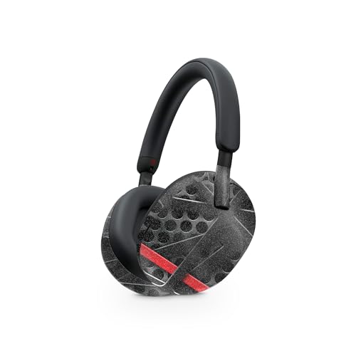 Image of MightySkins Glossy Glitter Skin Compatible with Sony WH-1000XM5 Headphones - Tech Web | Protective, Durable High-Gloss Glitter Finish | Easy to Apply, Remove, and Change Styles