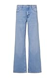 Baumwollmix QS Jeans Catie/Slim Fit/Mid Rise/Wide Leg blau 40/30