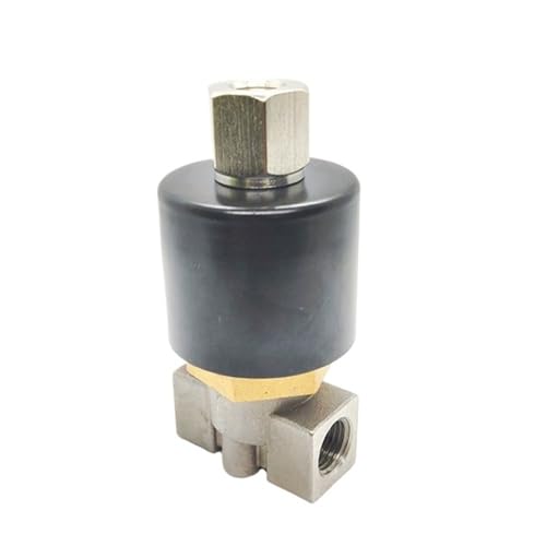 Électrovanne inox 1/4 normalement ouverte 2 voies AC 220V