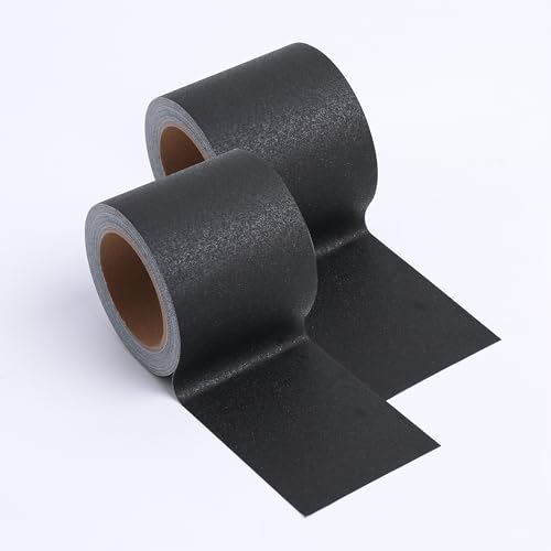 FFPDYBEST 2Inch Wide Self-Adhesive Matte Book Binding Tape, 33 FT Black Cloth Tape for Repairing...