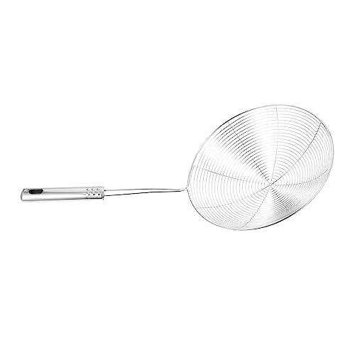 GRIRIW Schiumarola Acciaio Inossidabile con per Scolare Pasta Noodles e Spaetzle Utensile Antiruggine Facile da Lavabile Lavastoviglie