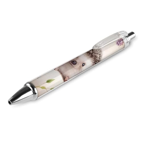 Stylos à bille rétractables encre noire douce pointe fine 0,5 mm - 5