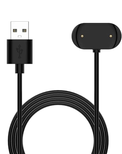 Image of REDWIND Replacement 2 Pin Charger for Amazfit GTS 2,GTS 2 Mini,GTS 2e,GTR 2,GTR 2e,GTS 4 Mini,T-Rex Pro,Bip 3,Bip U,Zepp E /Z Watch Charger 3.3Ft USB Magnetic Charging Cable Cord for Amazfit SmartWatch