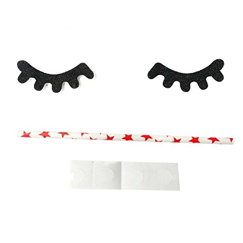 Yashell Topper, Reusable Gold Horn,Ears And Eyelashes Cake Value Set For Unicorn Party Decoration For Baby Shower，Weddin #TOP2