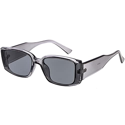 zeroUV - Sporty Chic Neutral Colored Lens Rectangle Sunglasses D2752