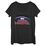 Impreso en Estados Unidos. Marvel World Camiseta, Negro, XXL para Mujer