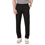 Amazon Essentials Men's Slim-Fit Stretch Golf Pant, Black, 34W x 32L