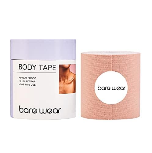 Boob Tape Waterproof & Sweat-Proof Body Tape Roll Safe to Use Directly on Skin Breast Lifting Tape - 4m 7.5cm