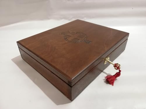 Caja para monedas de madera con 40 espacios miniatura 2