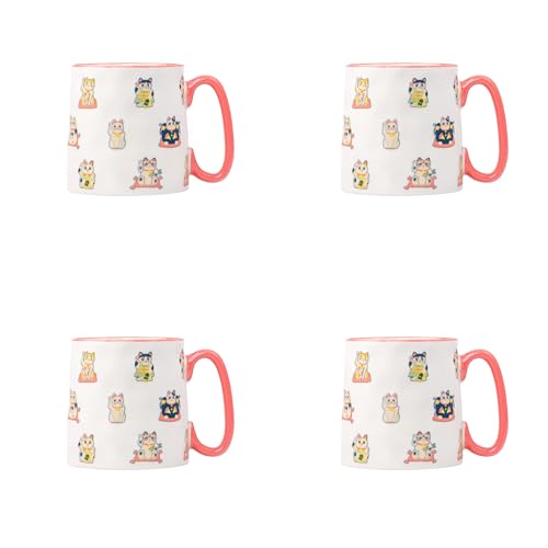 Set de 4 tazas Bella Maneki Neko 18 oz miniatura 1