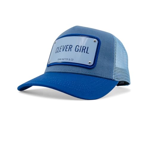 Casquette Clever Girl John Hatter ajustable style trucker avec patch métallique
