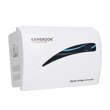KAMBROOK 4 kva Tripple Booster Digital stabilizer for AC Upto 1.5 ton AC with high and Low Cut Input Range (140V-290V) Set of 1.