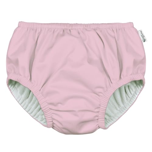 green sprouts Eco Pull-Up Reusable Absorbant Swim Diaper - Pink - 4T