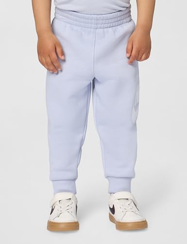 Image of Nike Kids' Sportswear Club Fleece Pullover Hoodie and Joggers 2-Piece Outfit Set (Large Swoosh Logo)