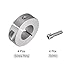 HARFINGTON 4pcs Shaft Collar 20mm Bore Aluminum Alloy Set Screw Split Clamp-On Collars, 40mm OD, 12mm Width, for Wheel Barrow Axle, Gearbox Assemblies, Machine Tools, Industry, Anodization