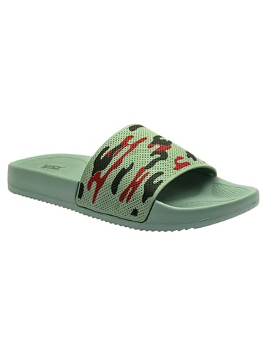 Image of TRV Classic Ultra Soft Sliders /Slippers with Cushion FootBed for Boys & Girls | Comfortable & Light Weight | Stylish & Anti-Skid | Waterproof & Everyday Flip Flops for Boys& Girls jungle