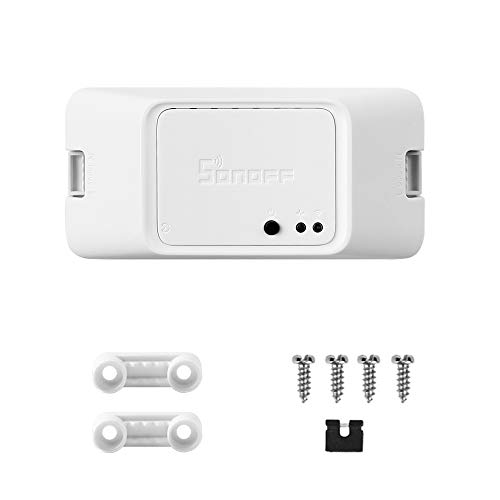 RFR3 Interruptor Inteligente WiFi con Temporizador, Interruptor de Luz de Control RF 433MHz, DIY Inalámbrico Control Remoto con App, Control de Voz para Alexa, Google Nest, IFTTT