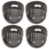 Caméra dôme Q-See QPD3084 filaire couleur CCD pour la surveillance intérieure