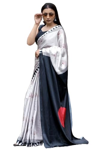 Sari japonais 14305 en satin idéal pour vos soirées de gala
