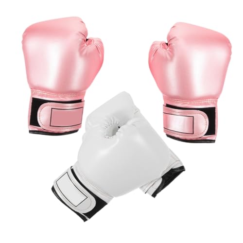 Entraînement de boxe fille et garçon avec gants en mousse formée BESPORTBLE kickboxing