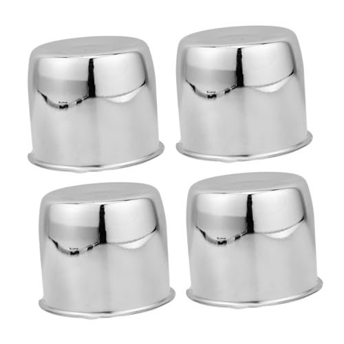 Cache-poussière 108mm pour roues de remorque OUNONA en métal argenté