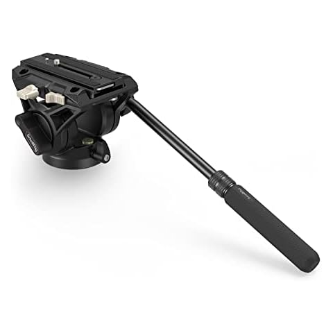 SMALLRIG Cabezal de Video Fluido con Placa y Base Plana Cover