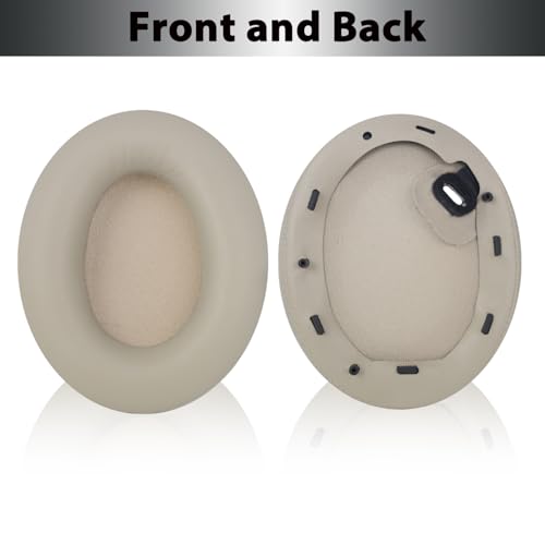 Image of WH-1000XM4 Replacement Earpads Cushions, Protein Leather Ear Pads for Sony WH-1000XM4(WH1000XM4) Noise Canceling Headphones with High Density Memory Foam, Without Affecting Sensor (Champagne Gold)