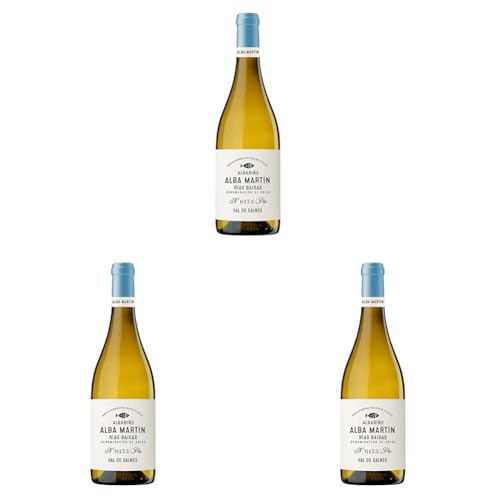 Alba Vino blanco albariño D.O. Rías Baixas - 750 ml (Paquete de 3)