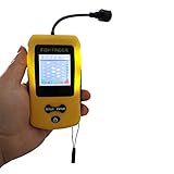 Hcyx Verdrahtet Fischfinder Angelnch Handheld Tragbarer Fisch Wasser Echolot Sonar Kajak Boot Fischfinder Geber Angeln LCD Display