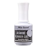 Mia Secret Rubber Gel for nails MADE IN USA for Salon and DIY (Jasmine, 0.5 fl oz)