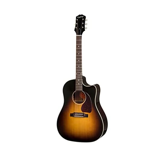 Epiphone Inspirado en Gibson J-45 EC Aged Vintage Sunburst Gloss