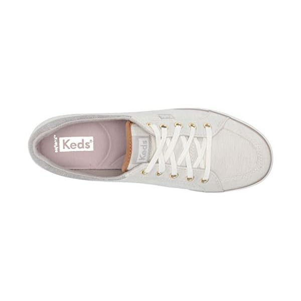Keds-Womens-Center-2-Sneaker Keds Center 2 Lace Up, Sneaker womens, Gray Stripe, 7.5