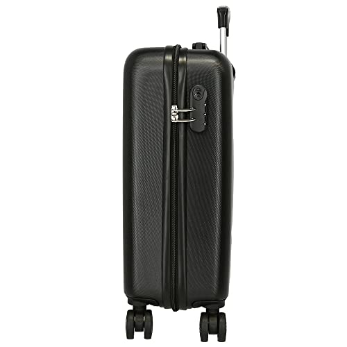 Disney Children's Hard case with 4 Wheels Side Combination Lock Made of ABS, a Rigid and Lightweight Material., Retro, Cabin Suitcase, Retro, Cabin suitcase4