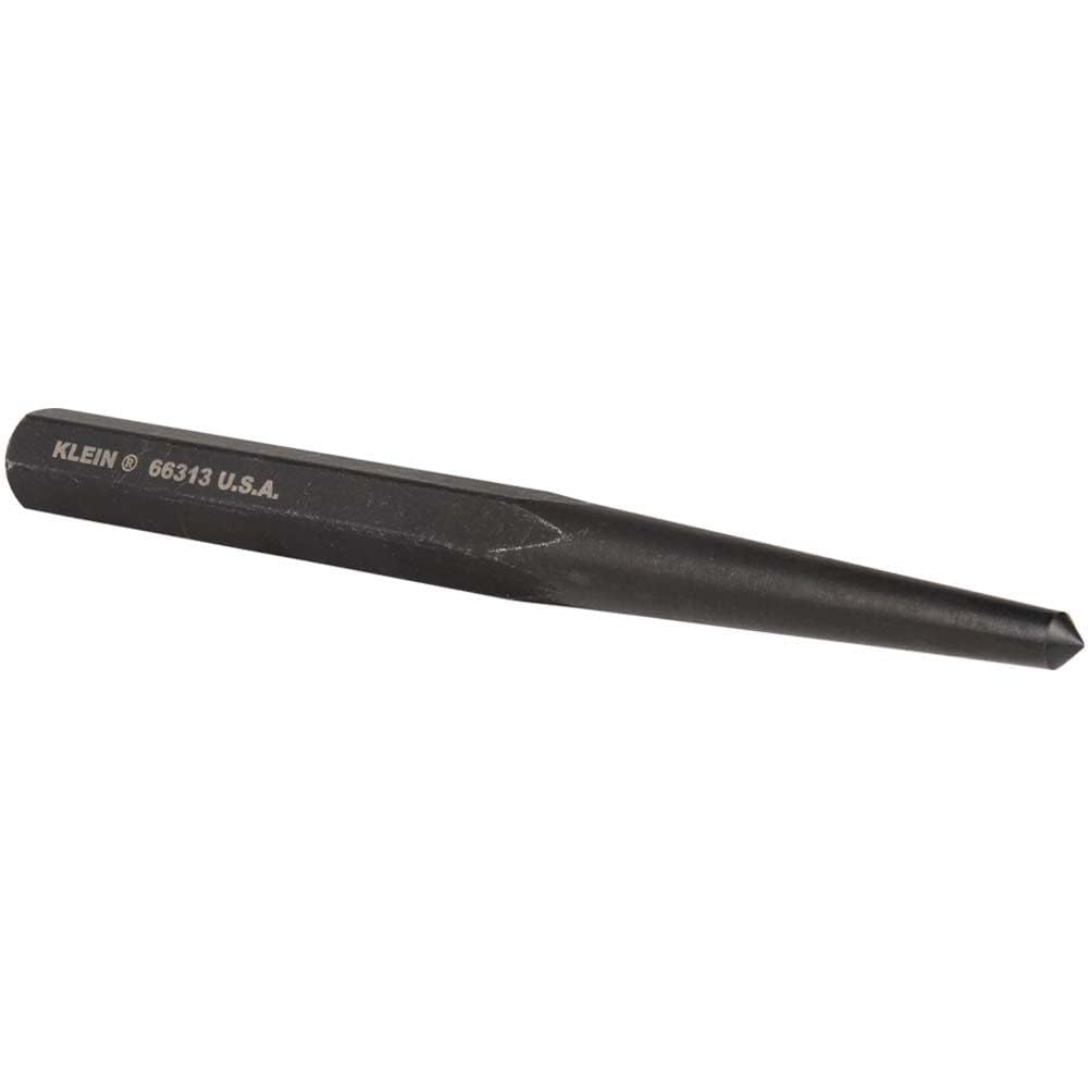 Klein Tools 66313 1/2-Inch Center Punch, 6-Inch Length, Made in USA