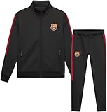FCB Tuta da Allenamento FC Barcelona Nera per Adulti - Taglia M/Medium - Tuta da Allenamento Barca Nera Uomo - Prodotto Ufficiale